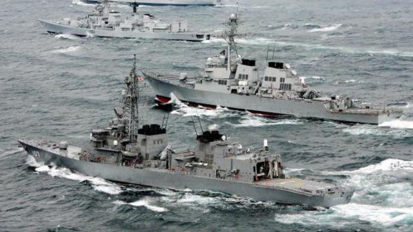 Япония, США и Канада начали первые морские учения вблизи Курильских островов