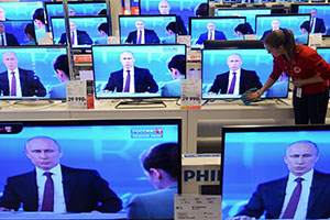 На российском ТВ идёт незаконная агитация за Путина