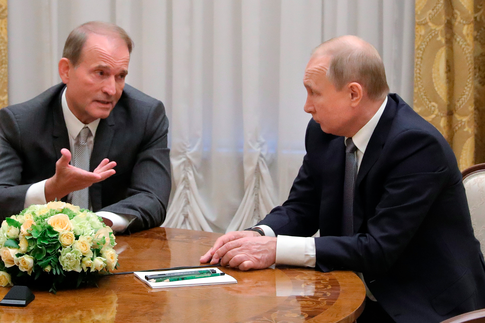 Виктор Медведчук и Путин