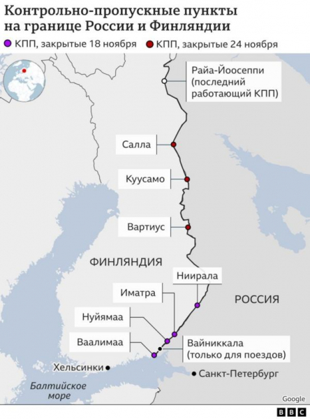 Финляндия полностью закрывает сухопутную границу с Россией — пока временно