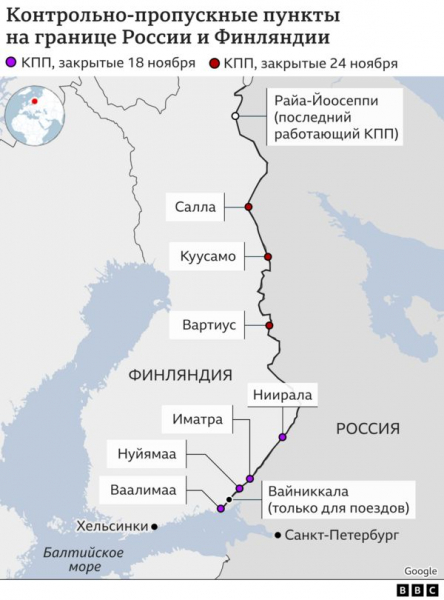 На финской границе – глухой занавес с маленьким окошком. Как это произошло и что будет дальше