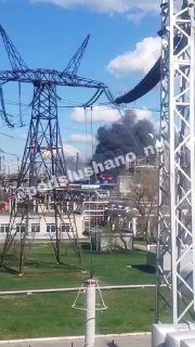 Пожар на предприятии 
