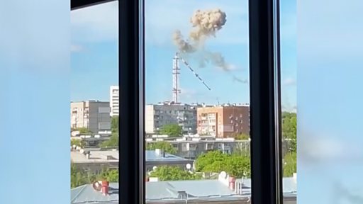 Российские войска нанесли удар по харьковской телебашне