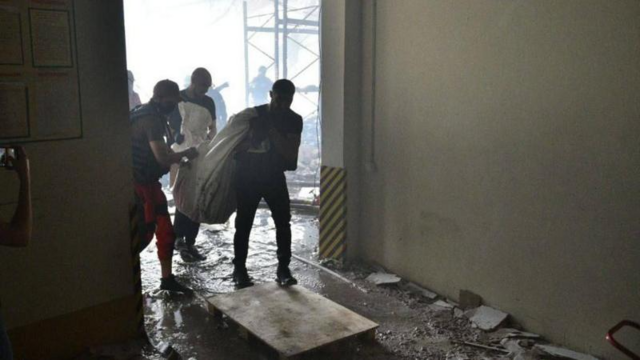 Россия нанесла удар по Харькову 15 ракетами. Погибли семь человек, загорелась крупная типография